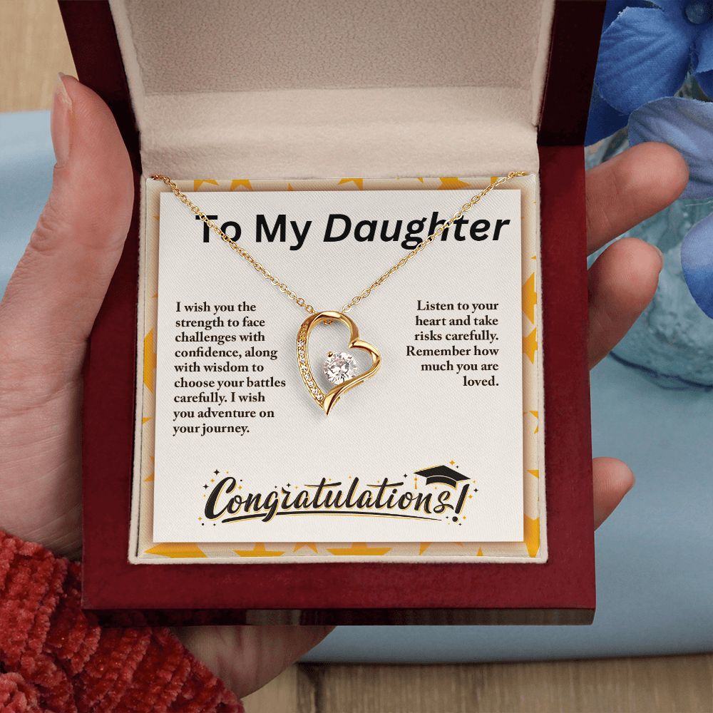 Forever Necklace to my Daughter on Hrer Graduation