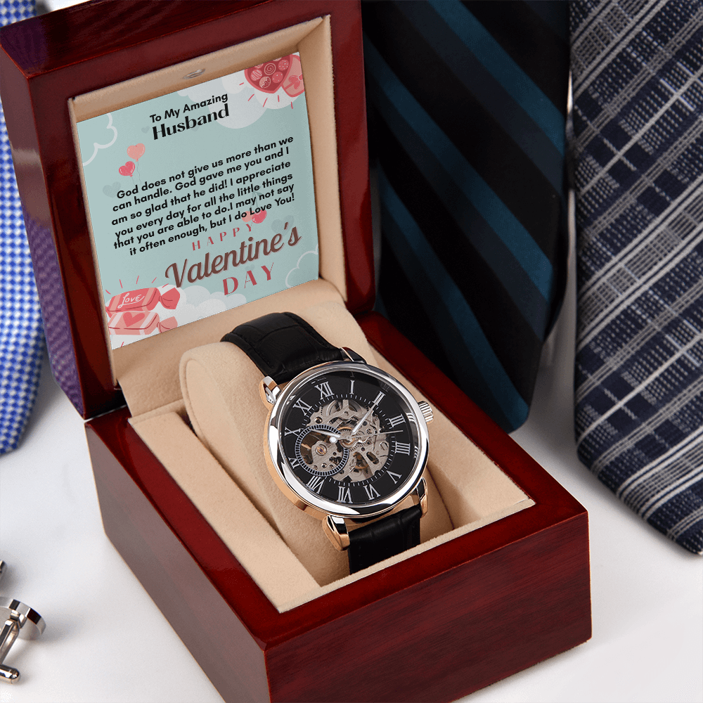 Men's Openwork Watch
