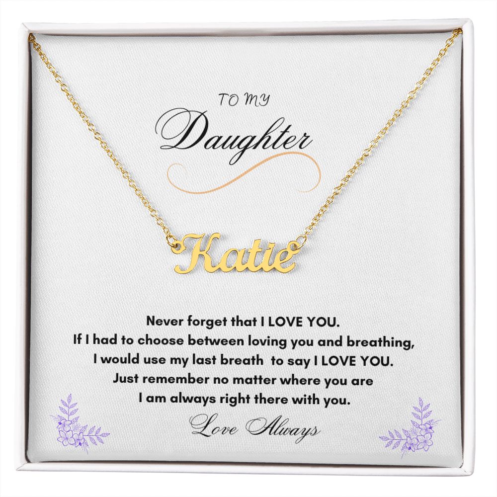 Custom Name Necklace On sale now! 50 % off