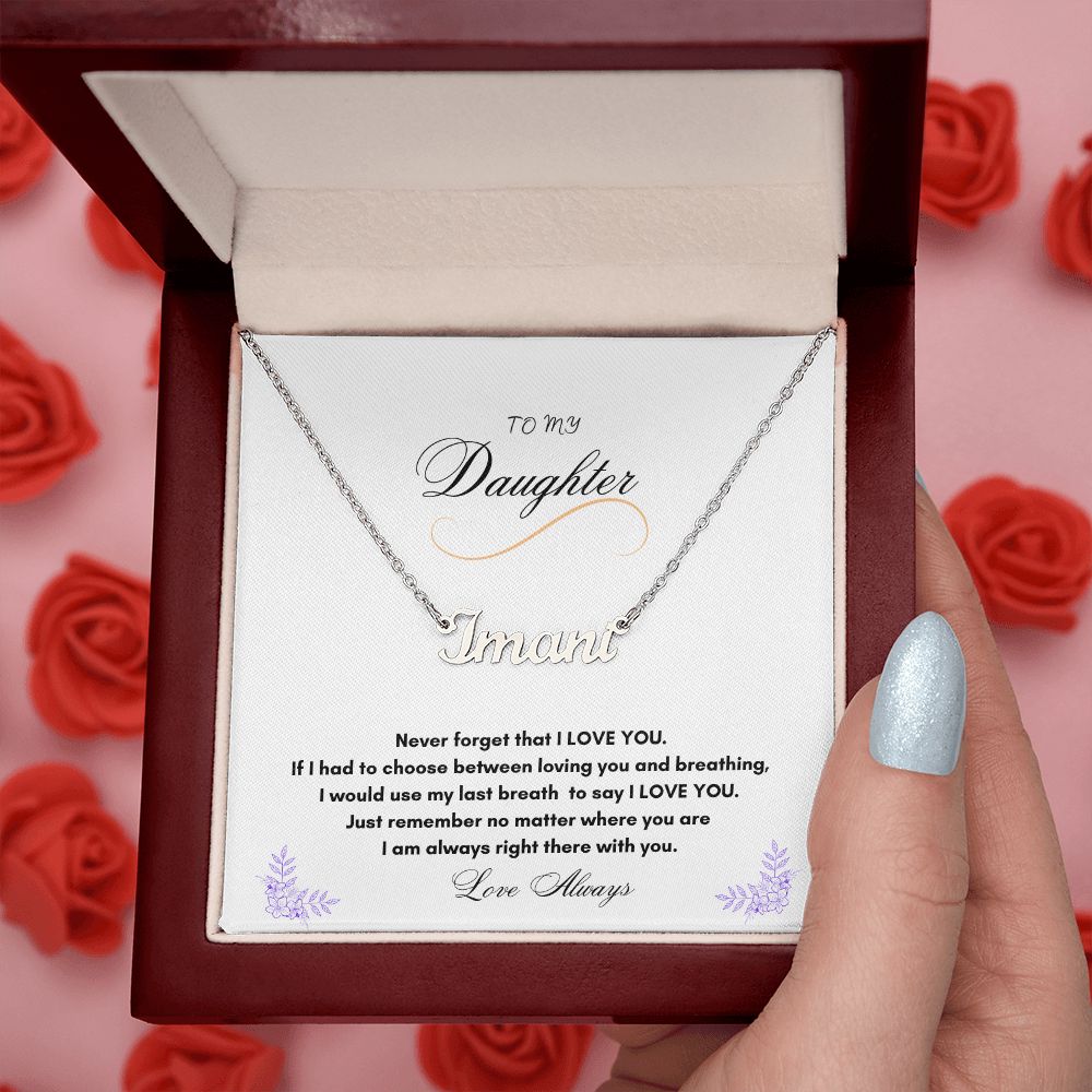 Custom Name Necklace On sale now! 50 % off