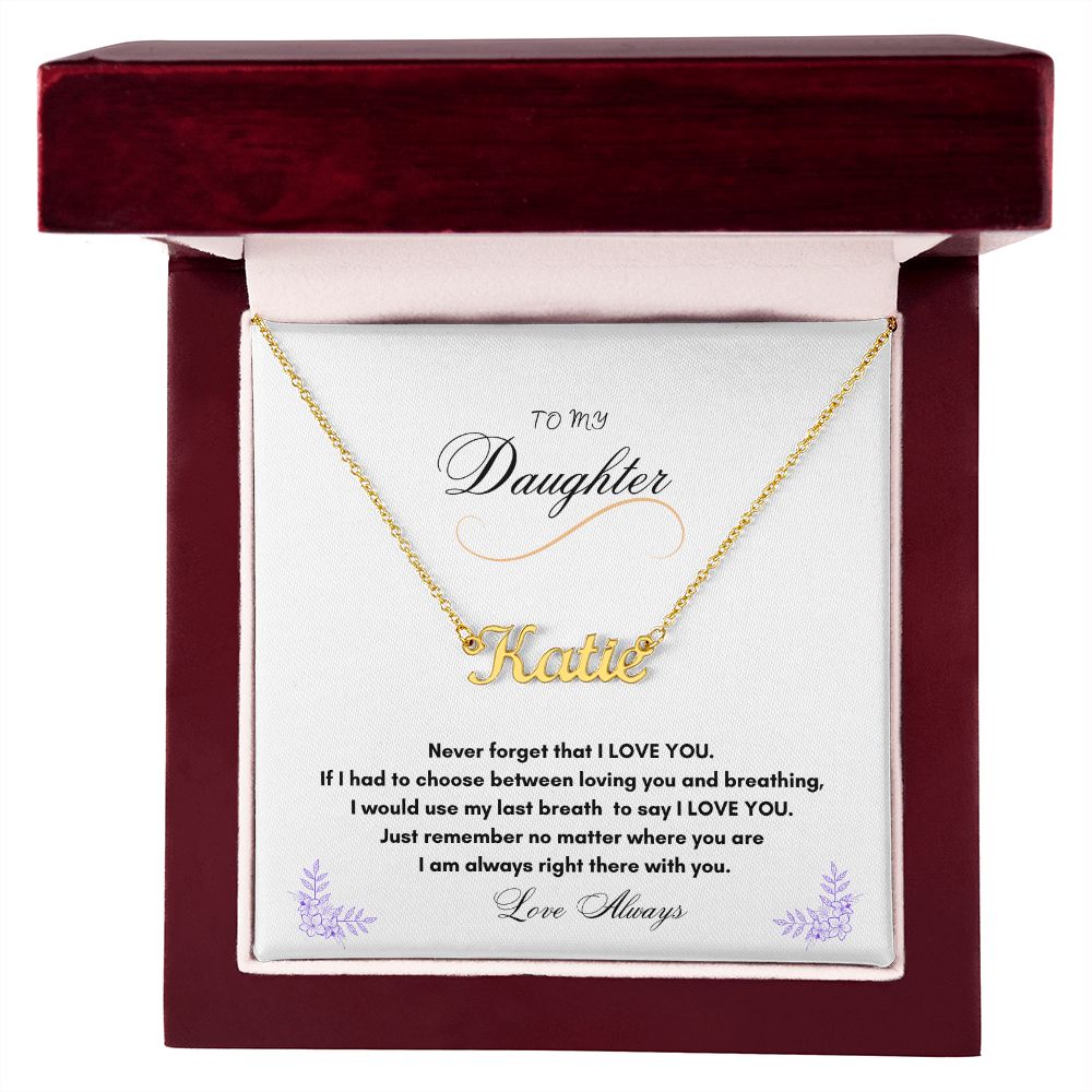 Custom Name Necklace On sale now! 50 % off