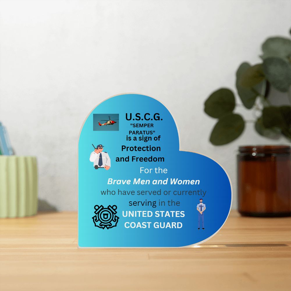 U.S.C.G. Acrylic Plaque