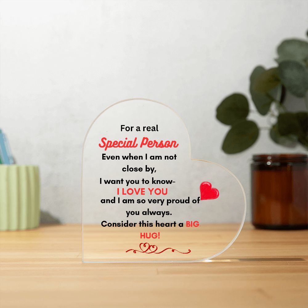 Acrylic Heart Plaque