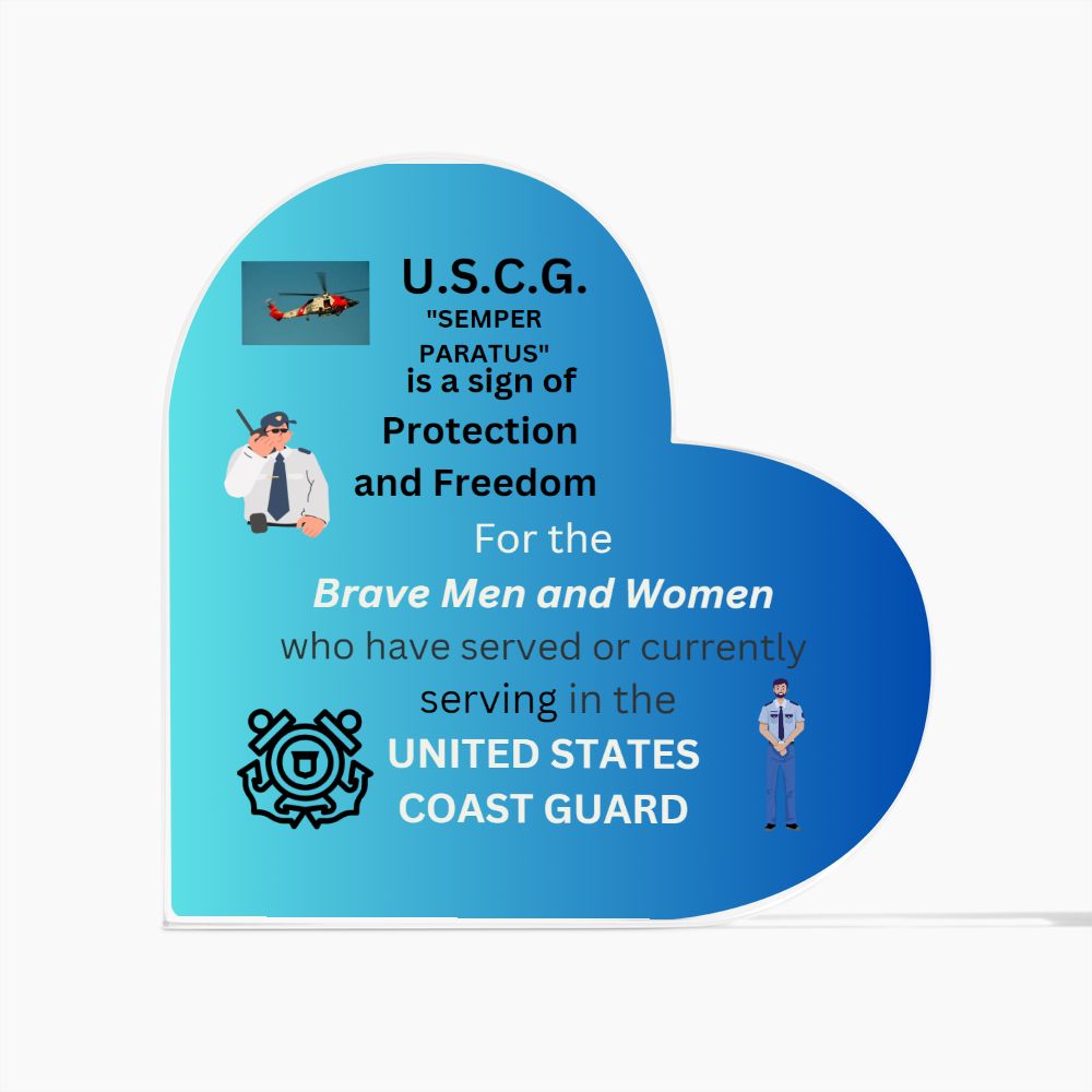 U.S.C.G. Acrylic Plaque