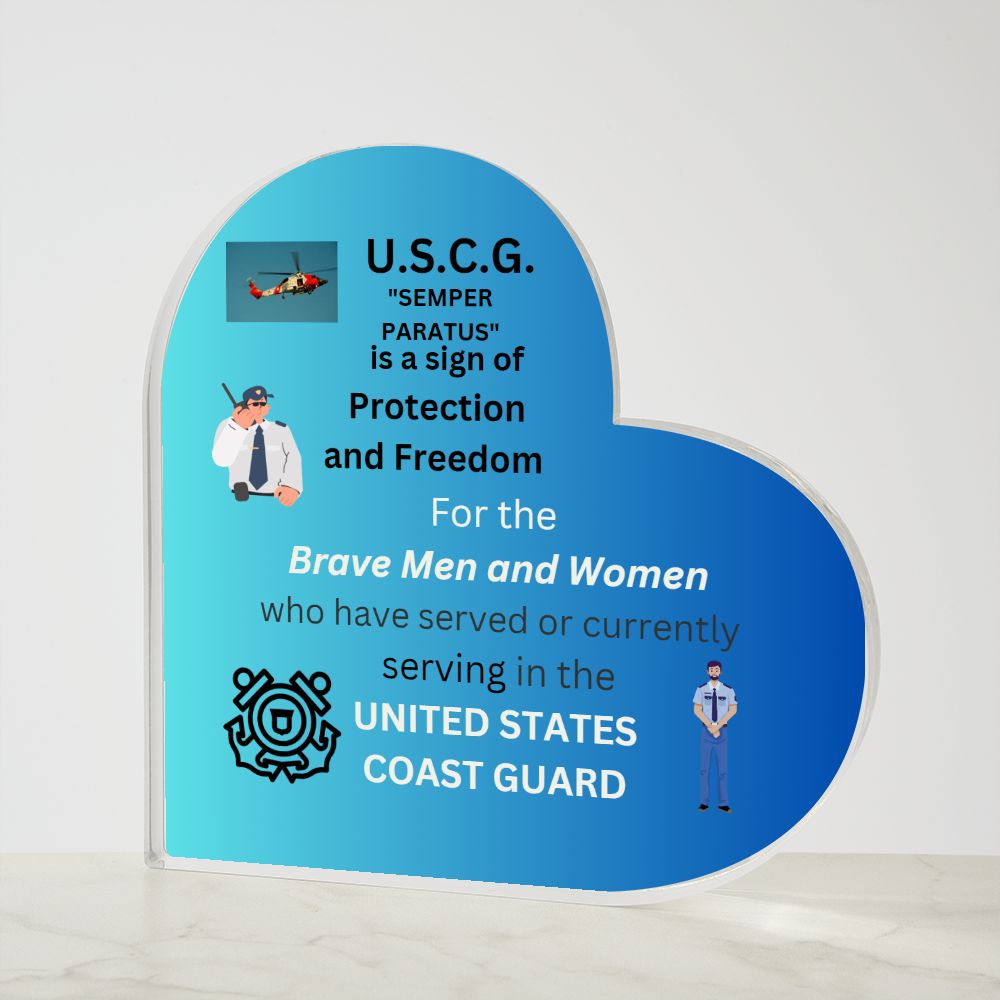 U.S.C.G. Acrylic Plaque