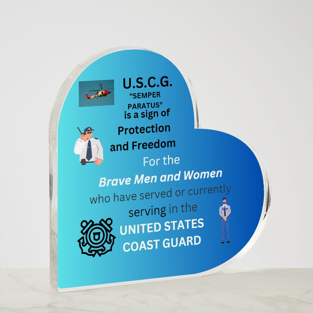 U.S.C.G. Acrylic Plaque