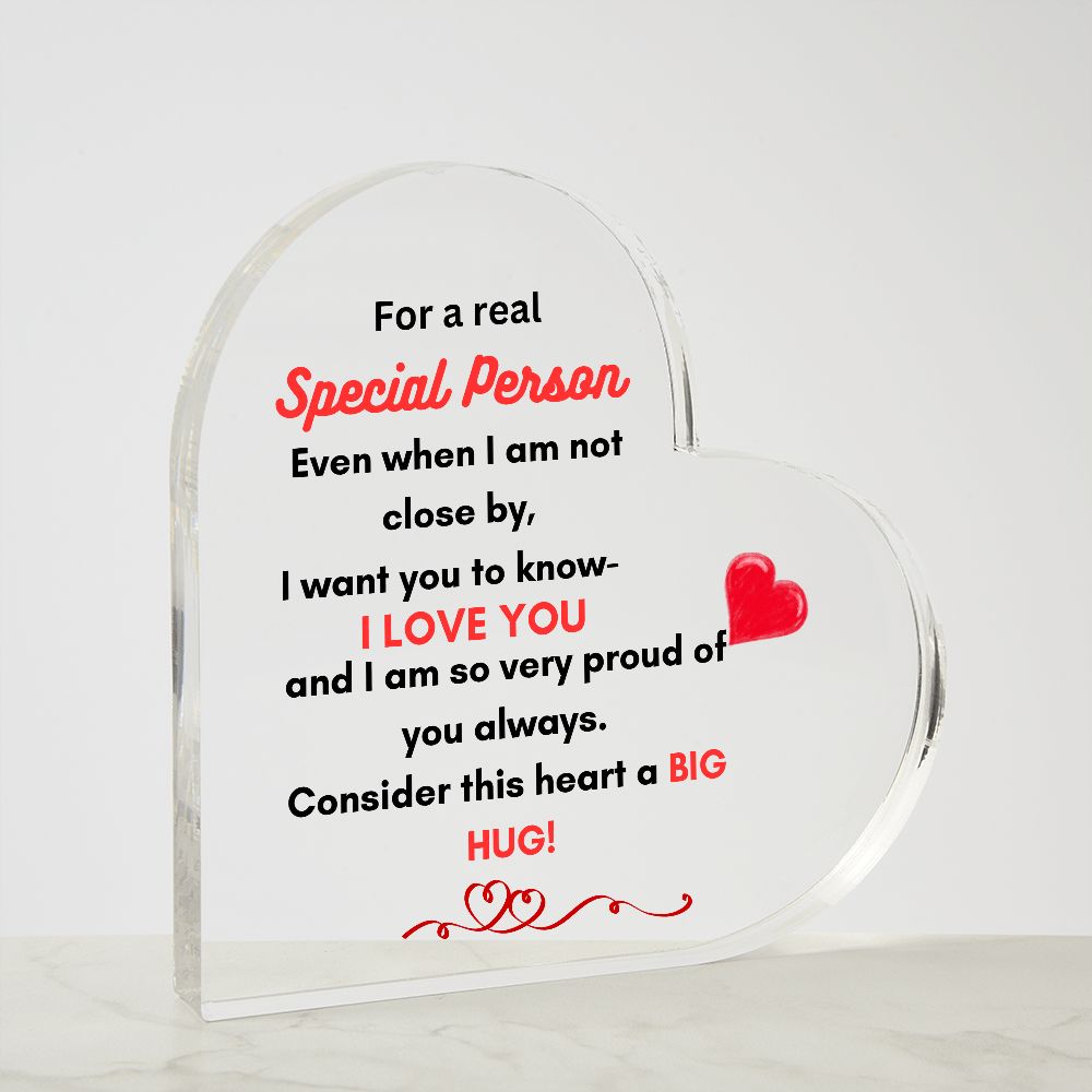 Acrylic Heart Plaque