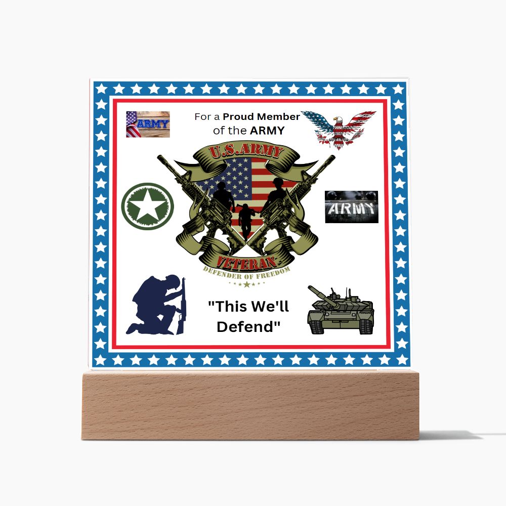 U.S.ARMY PLAQUE This is now 50% off for a limited time!