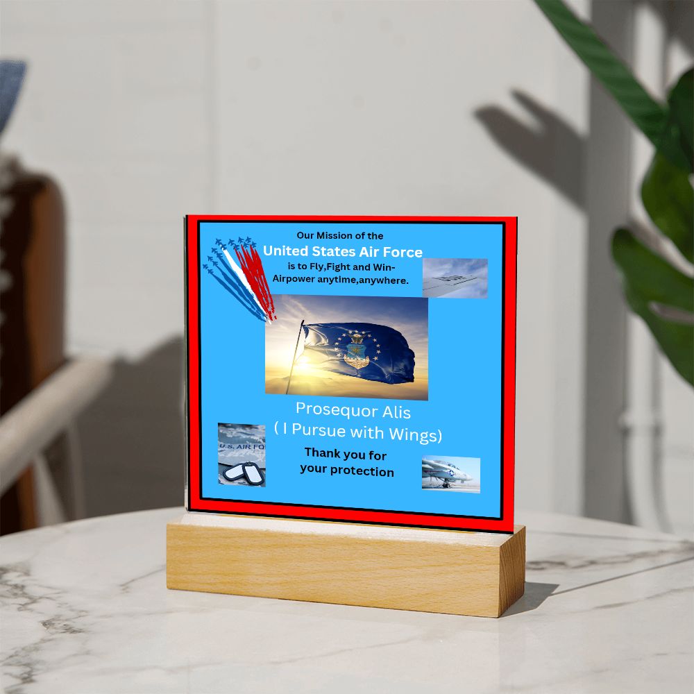 United States Air Force Plaque