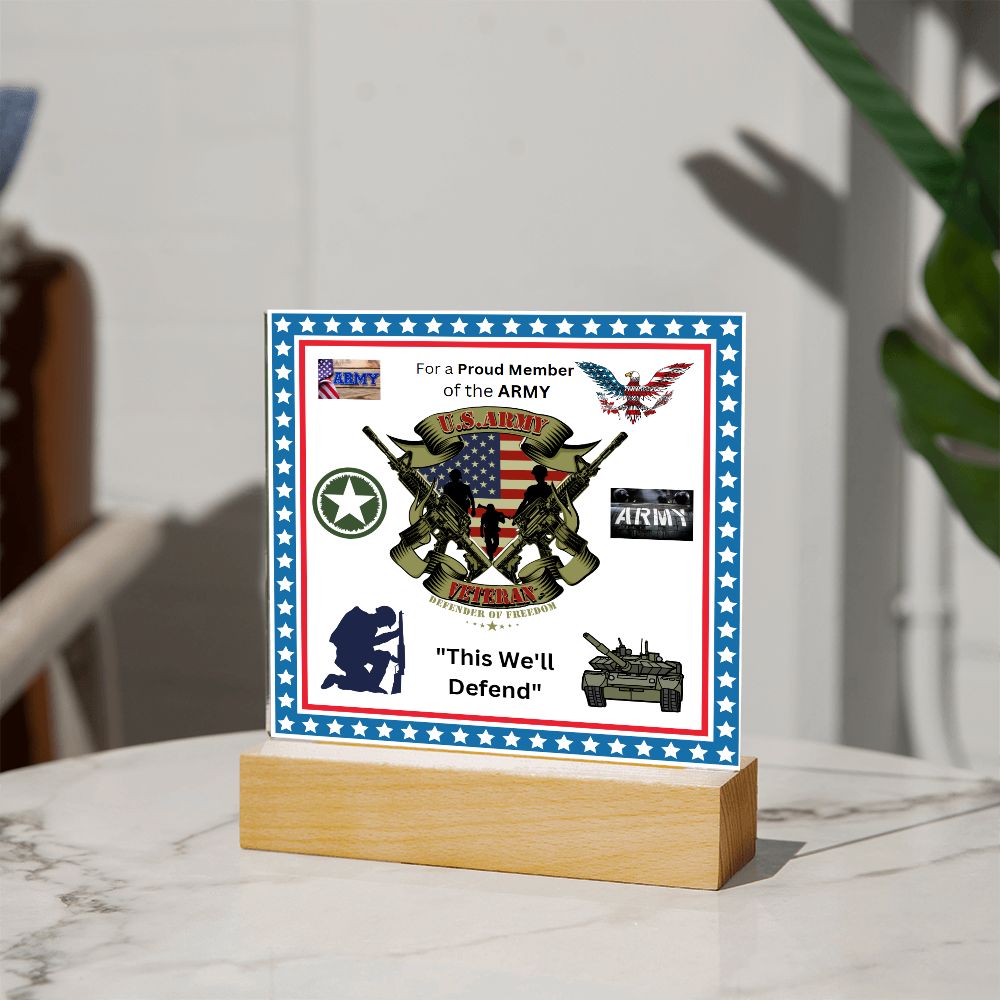 U.S.ARMY PLAQUE This is now 50% off for a limited time!