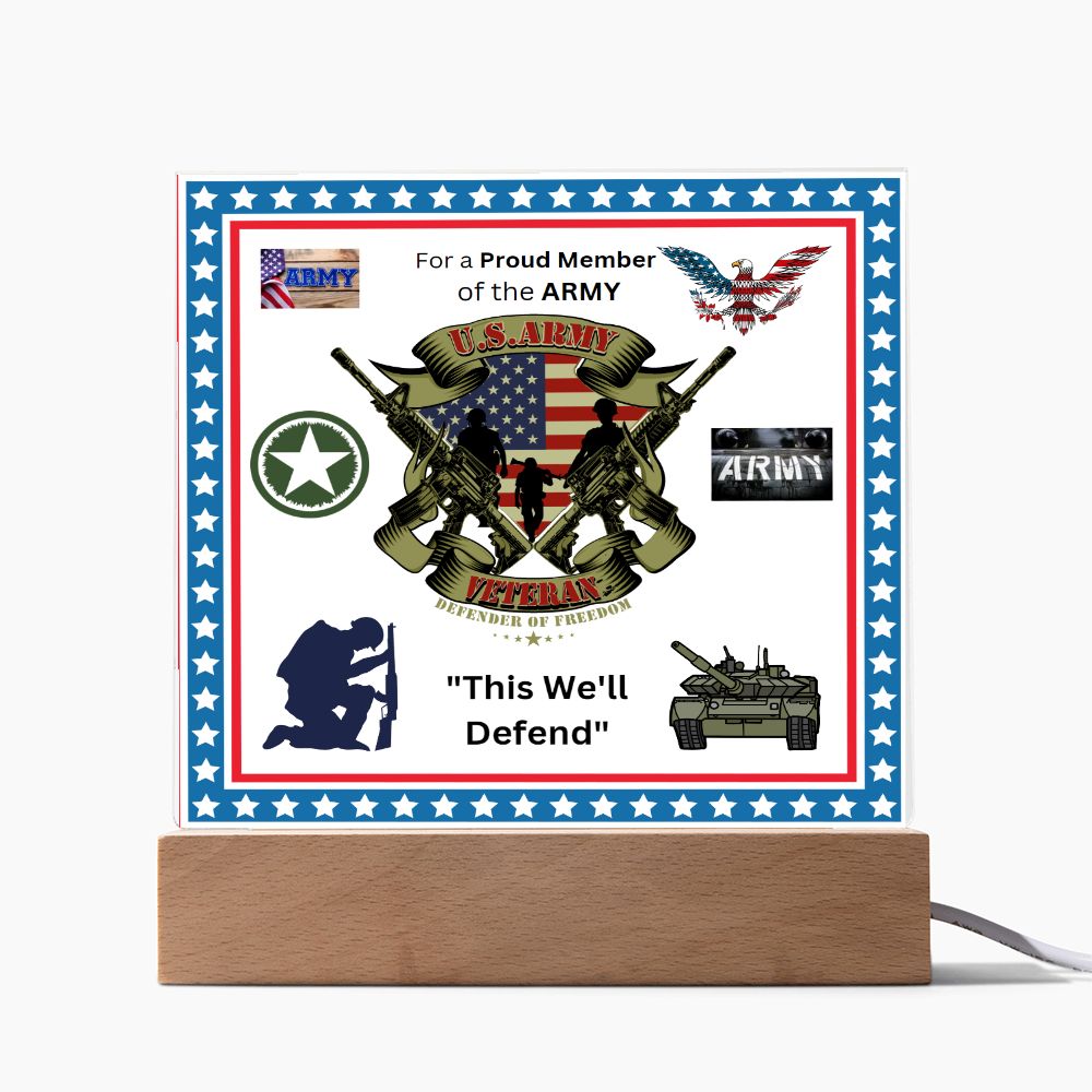 U.S.ARMY PLAQUE This is now 50% off for a limited time!