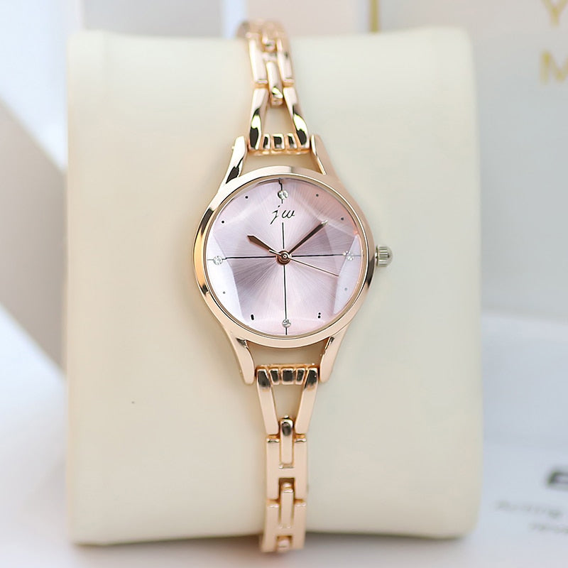 New brand JW Women's Bracelet watches Luxury Crystal Dress watches Clock Ladies'fashion Casual Quartz Wrist watches reloj mujer