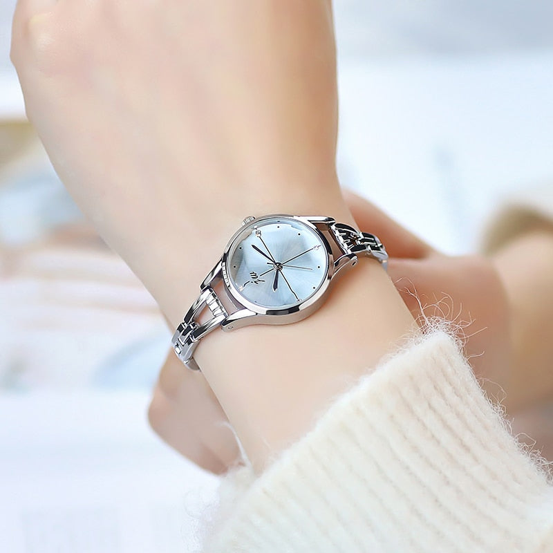 New brand JW Women's Bracelet watches Luxury Crystal Dress watches Clock Ladies'fashion Casual Quartz Wrist watches reloj mujer