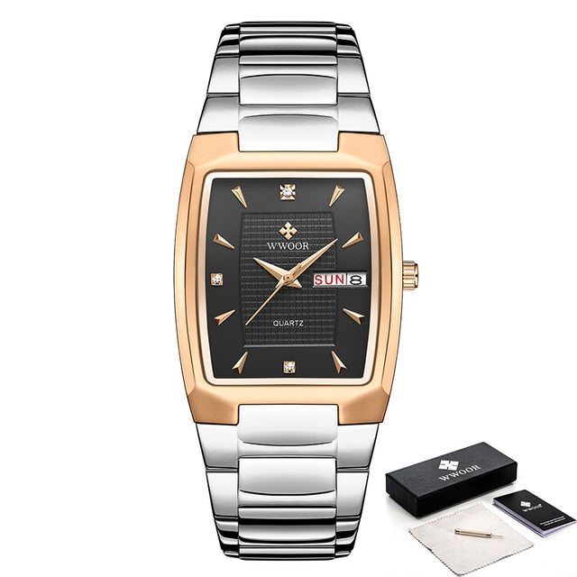 WWOOR 2021 New Square Watch Men