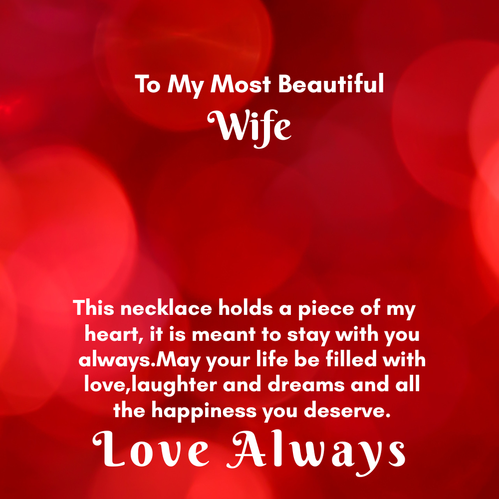 Scripted Love Necklace