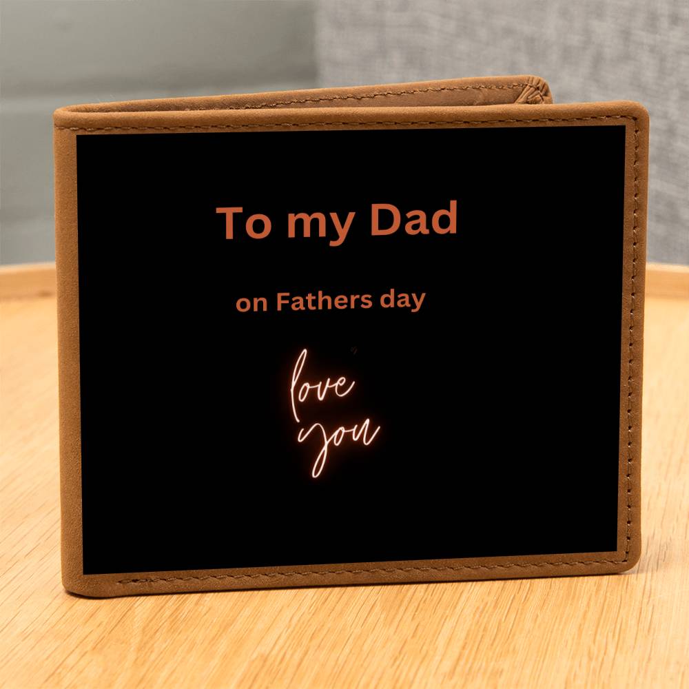 To my Dad wallet  on sale now for more than half off