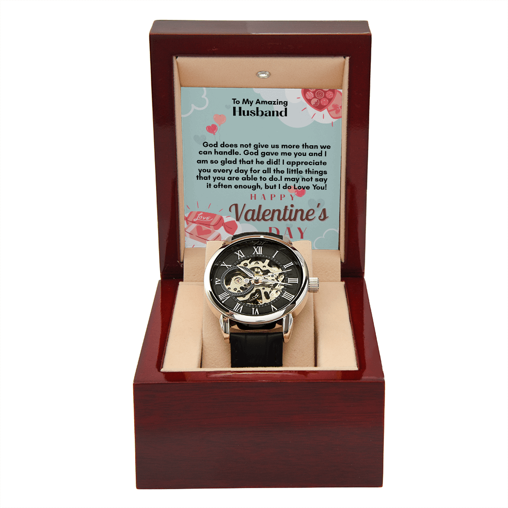 Men's Openwork Watch