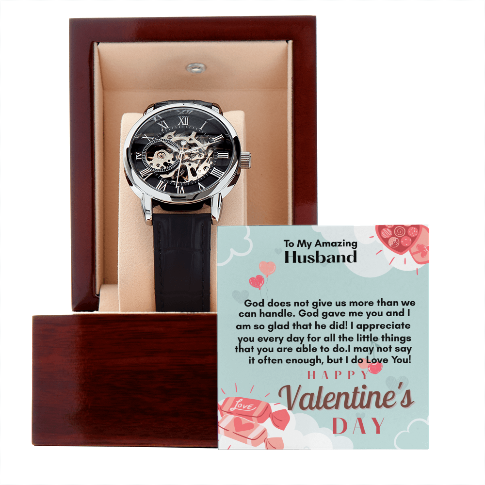 Men's Openwork Watch