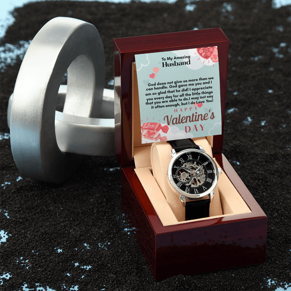Men's Openwork Watch