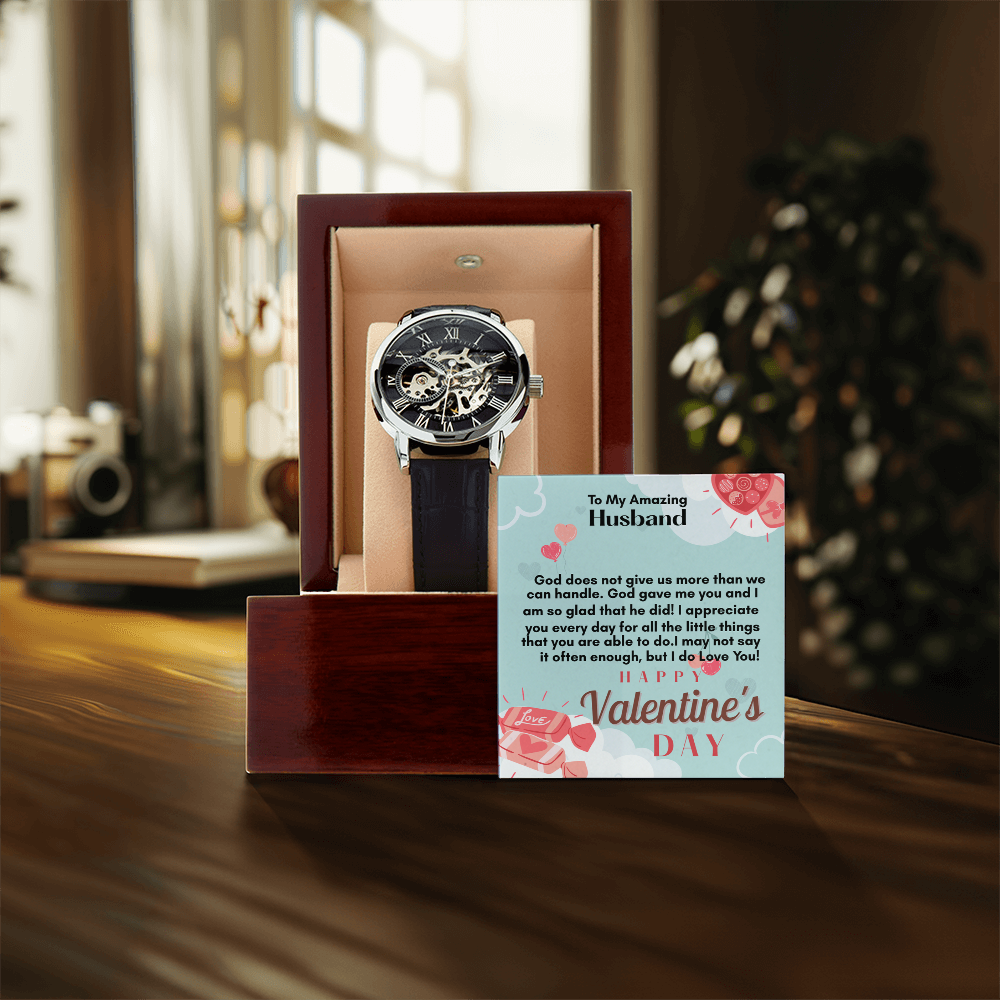 Men's Openwork Watch