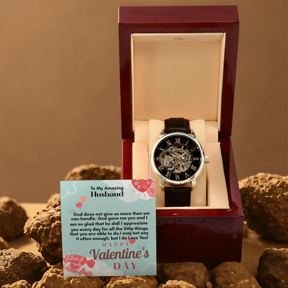 Men's Openwork Watch