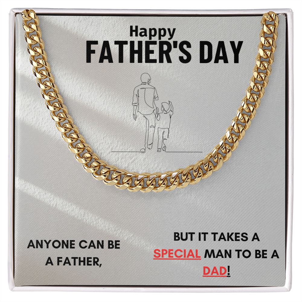 Mens Cuban Chain Link Necklace