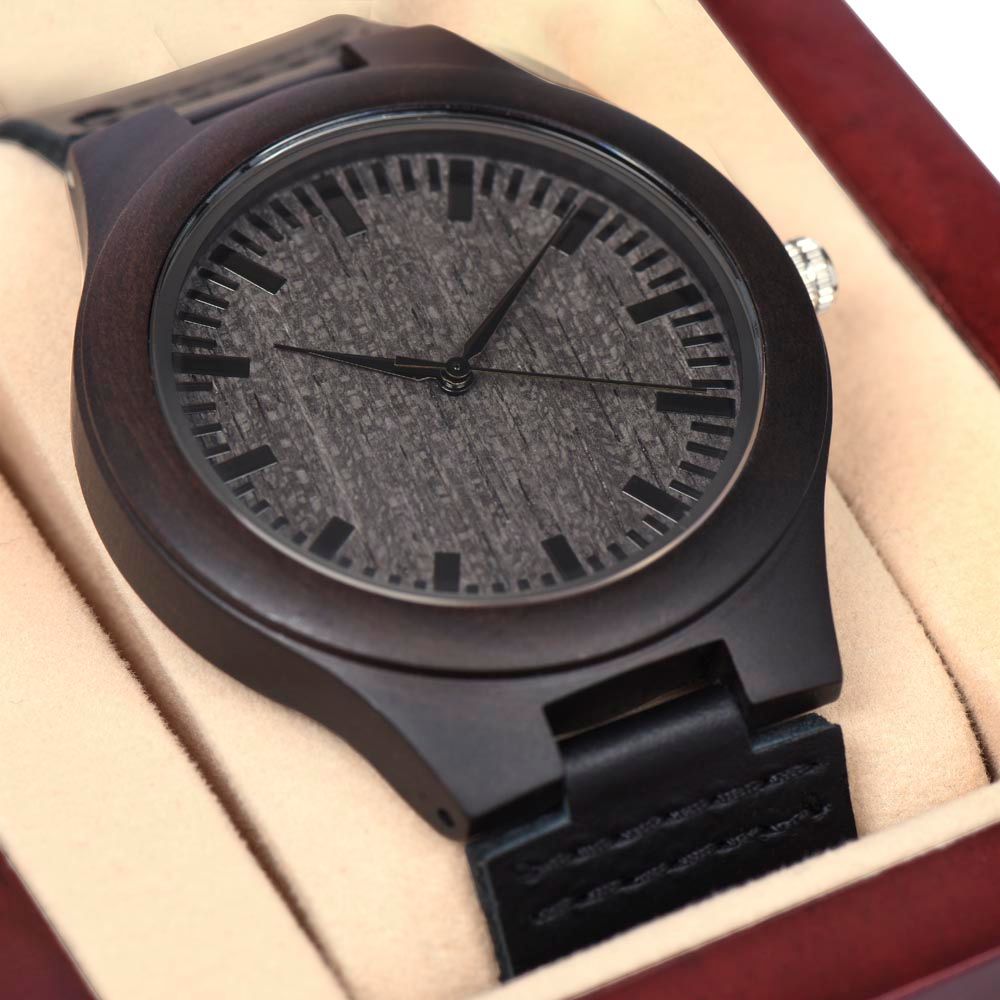 Wooden Watch And Message