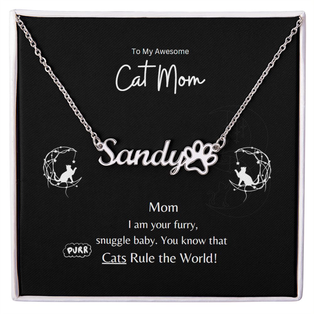 Cat Mom Necklace  Now 50 % off so order now limited time.