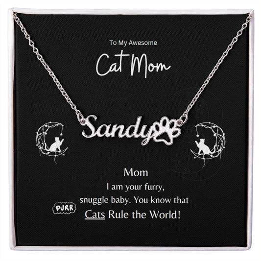 Cat Mom Necklace  Now 50 % off so order now limited time.