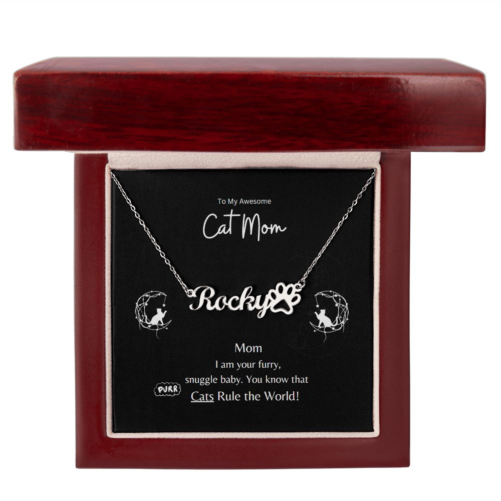 Cat Mom Necklace  Now 50 % off so order now limited time.