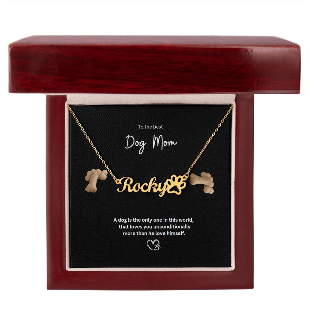 Dog Mom Necklace    For a limited time 50 % off
