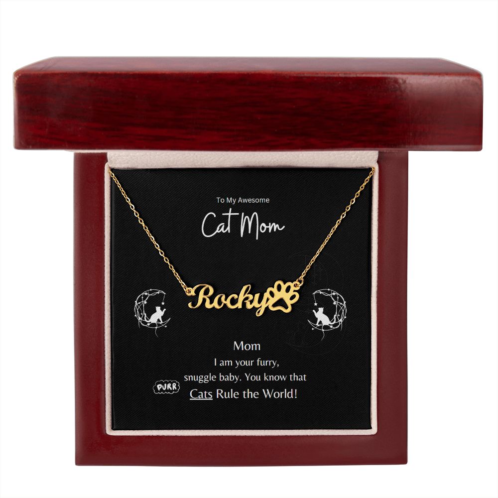 Cat Mom Necklace  Now 50 % off so order now limited time.