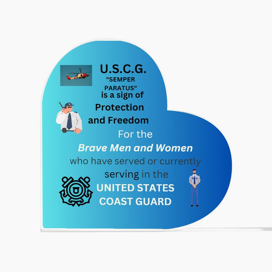 U.S.C.G. Acrylic Plaque
