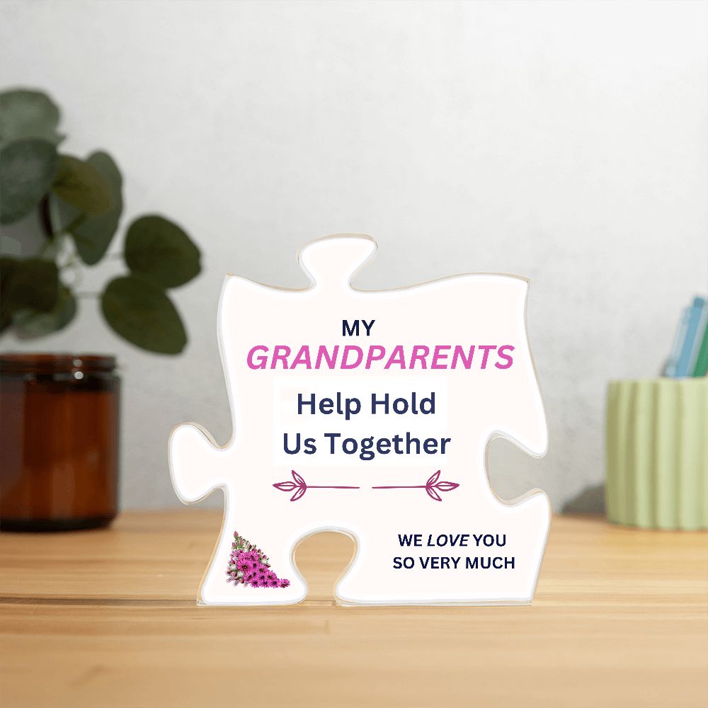 Grandparents Acrylic Plaque   Now at a reduced price for a limited time!