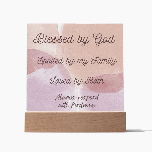 Acrylic Square Plaque