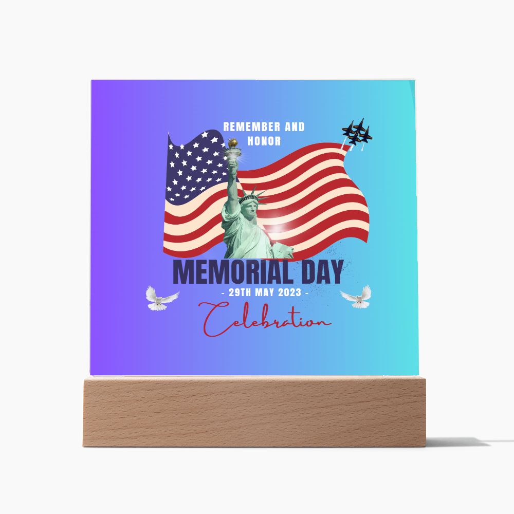Memorial Day Commemorative Acrylic Plaque Mytreasurechestproducts memorial-day-commemorative-acrylic-plaque-mytreasurechestproducts