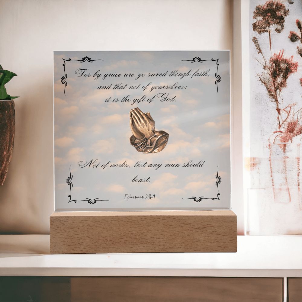 Acrylic Biblical Square Plaque