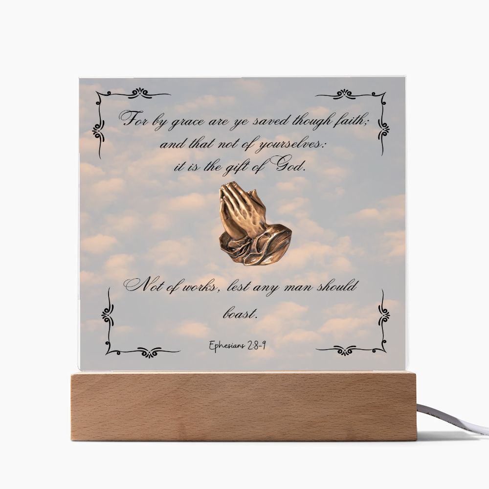 Acrylic Biblical Square Plaque