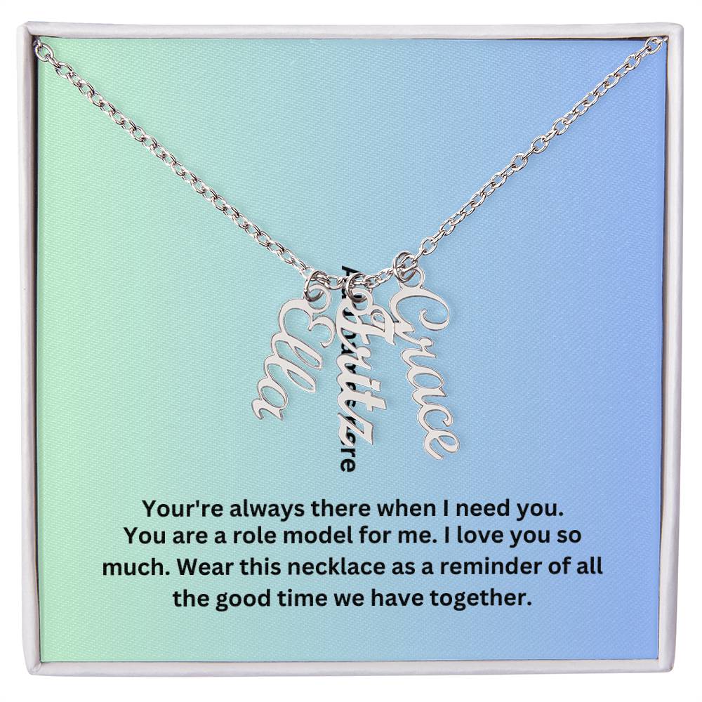 A necklace for Grandma, Mom or any one special