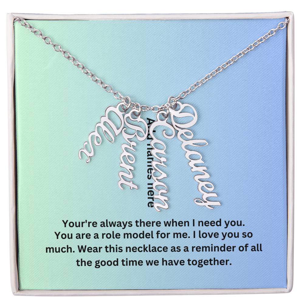 A necklace for Grandma, Mom or any one special