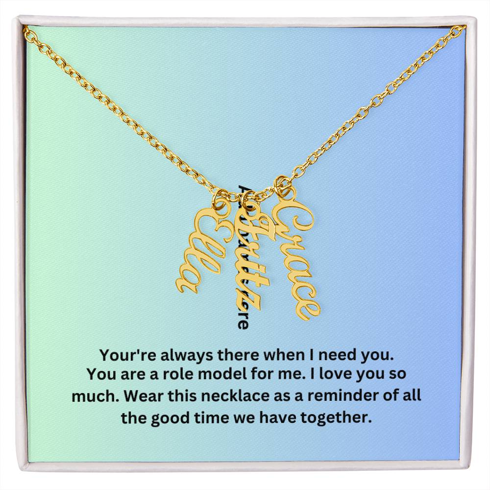 A necklace for Grandma, Mom or any one special