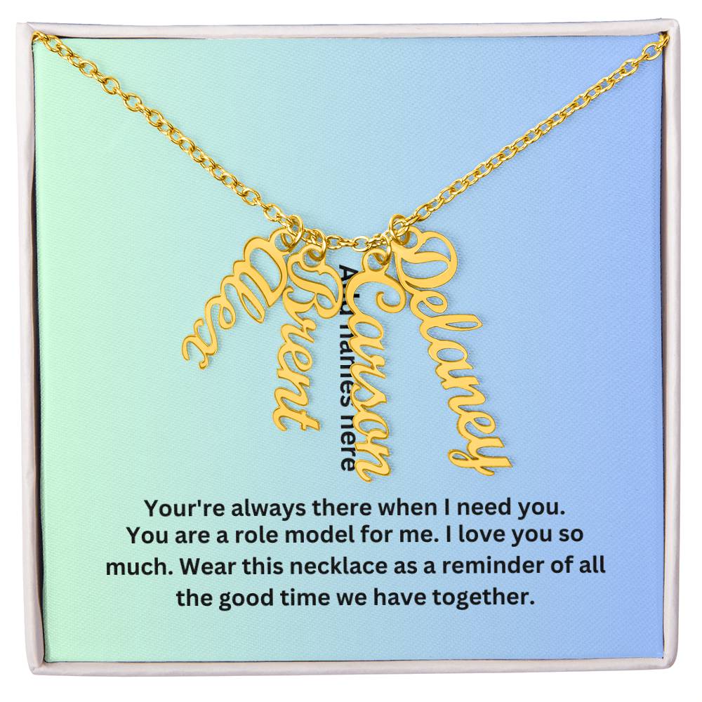 A necklace for Grandma, Mom or any one special