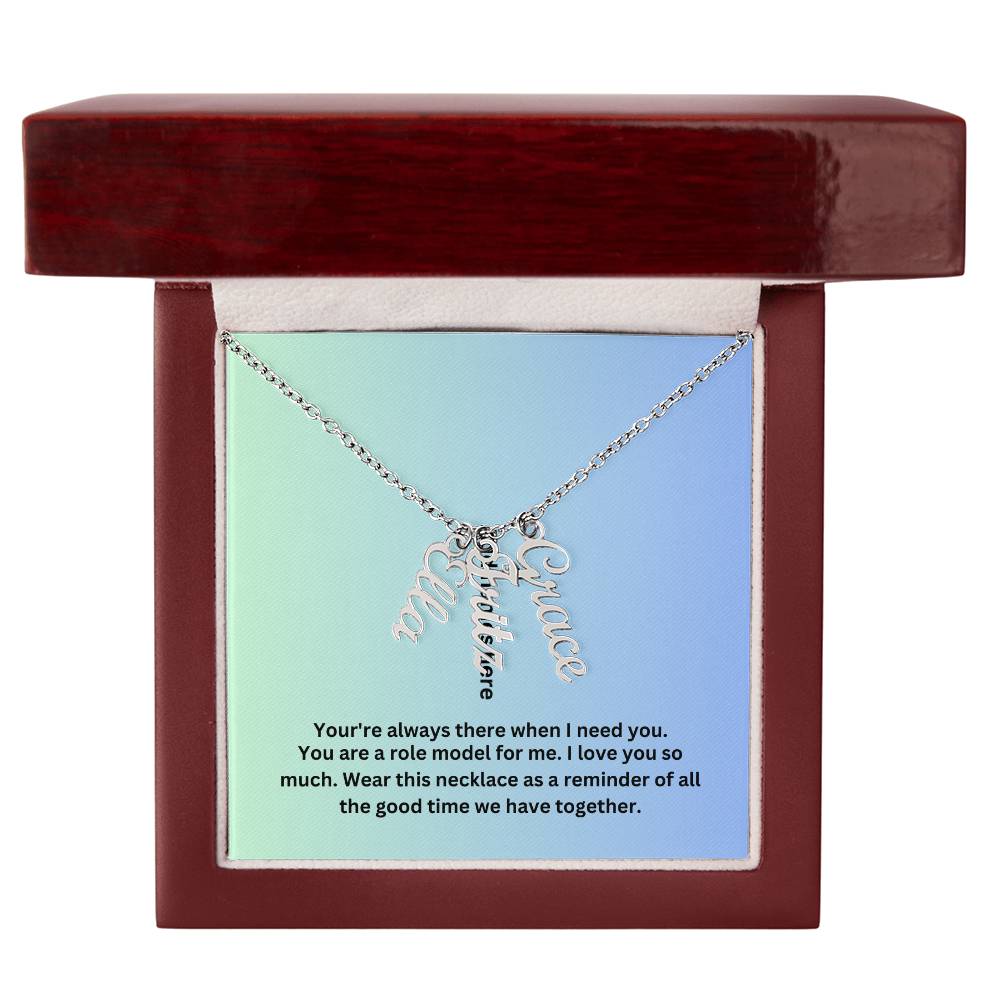 A necklace for Grandma, Mom or any one special