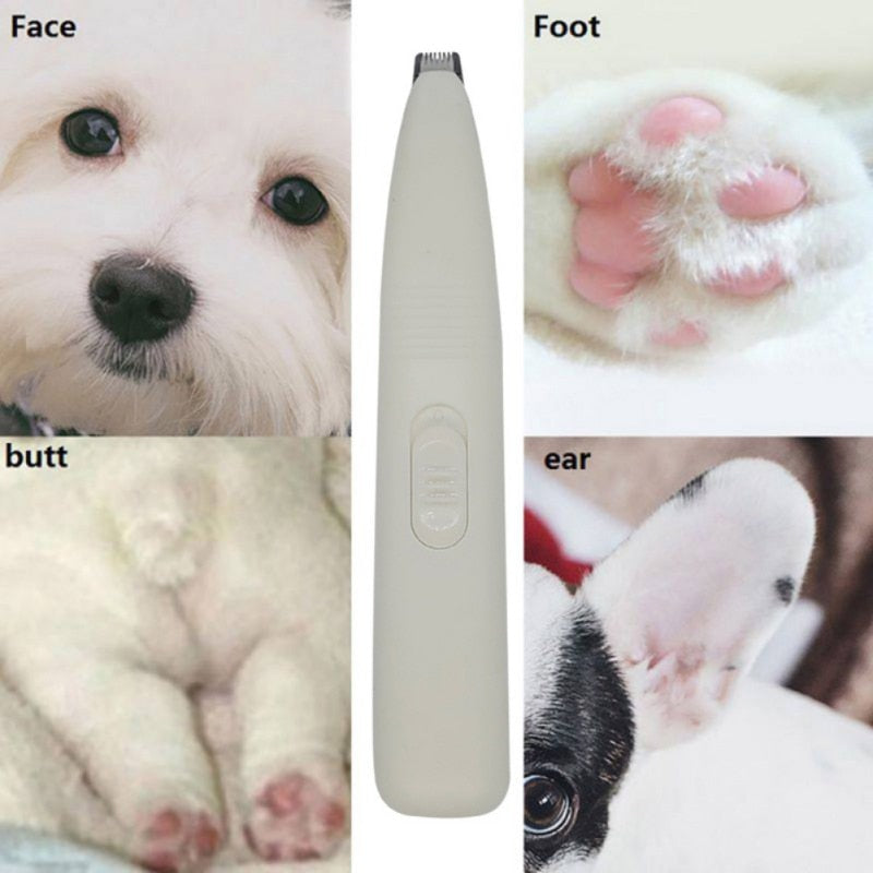 New AAA Battery Powered Pet Hair Trimmer for Dogs Cats Pet Hair Clipper Grooming Kit Cats Pets Foot Clipper Grooming